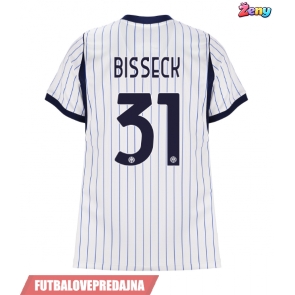 Lacne Ženy Futbalové dres Inter Milan Yann Bisseck #31 2026-27 Krátky Rukáv - Preč